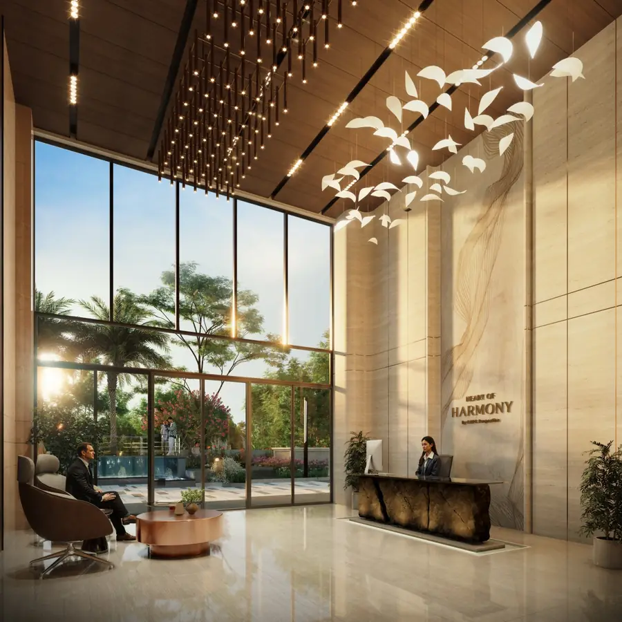 Grand Double-Height Lobby